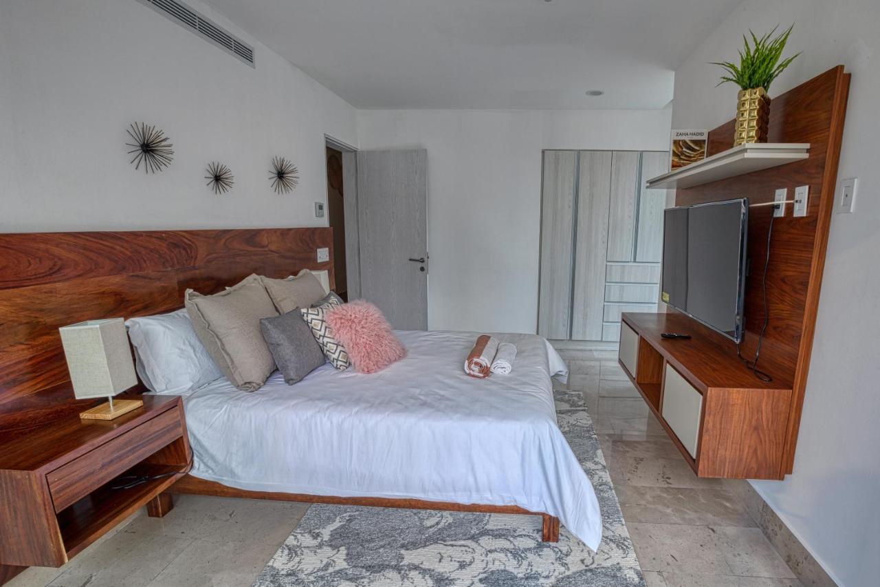 Astonishing Condo With Balcony In A Private Complex With Pool And Gym Playa del Carmen Zewnętrze zdjęcie